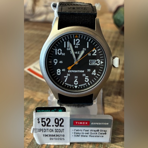 Timex Other - Timex Men's Expedition Scout 40mm Watch W/ Black Fabric Wrap Strap